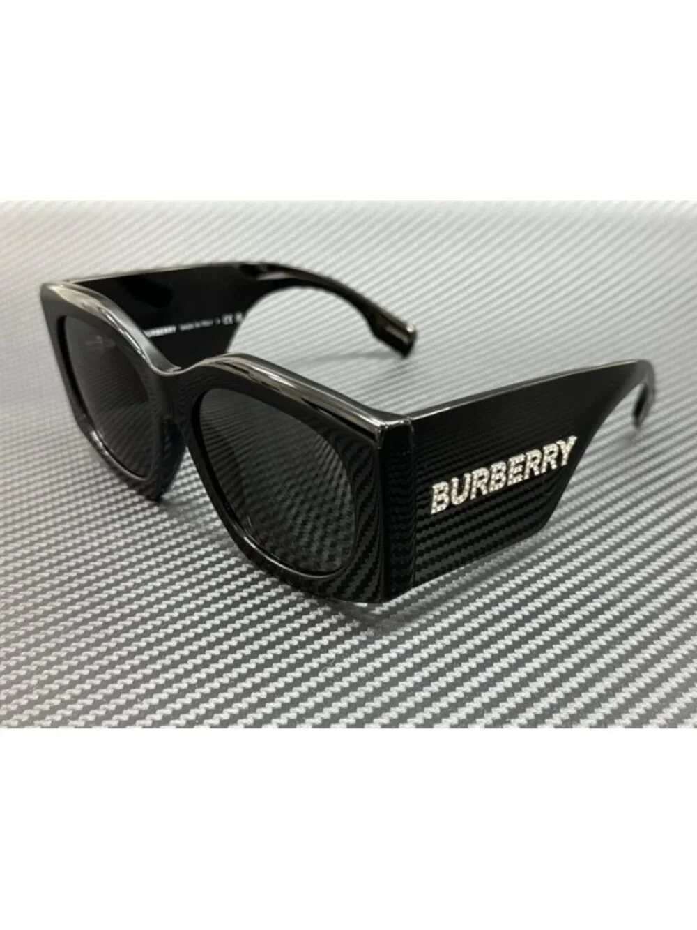 New Burberry Women Black Sunglasses 55-18-140
